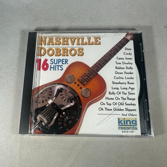 Nashville Dobros 16 Super Hits CD King Records 2000 Country Instrumentals Album - Picture 1 of 3